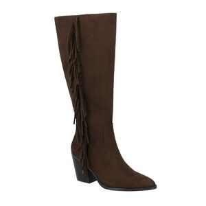 Chocolate Fringe, Heeled Boots